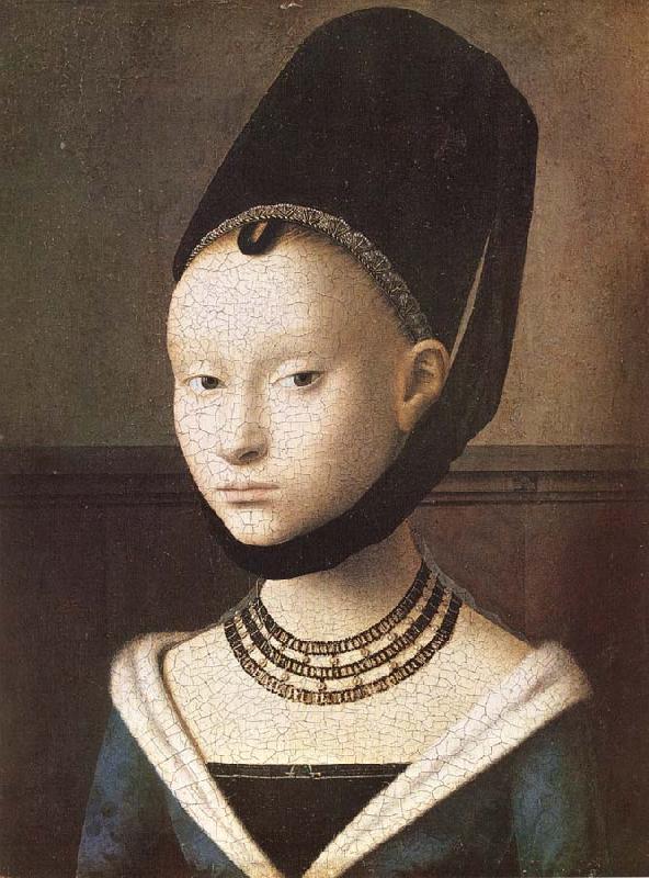 Petrus Christus Portrait of a Young Woman oil painting picture